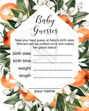 Cutie Themed Baby Shower Games & Signs Bundle (Digital Downloads)