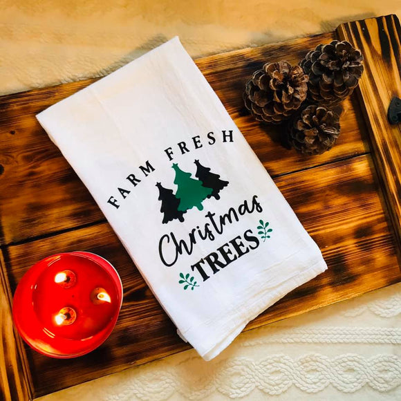 Christmas Trees Towel