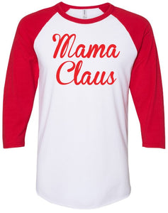 Mama Claus 3/4 Sleeve