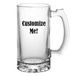 Custom Beer Mug with Decal