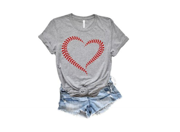 Baseball Stitching Heart